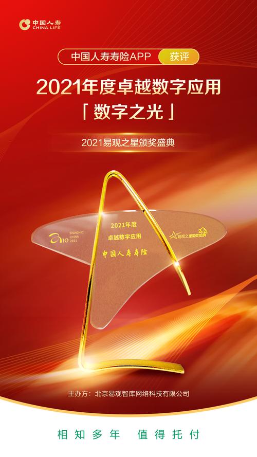 中國人壽壽險app獲評"2021年度卓越數(shù)字應(yīng)用"